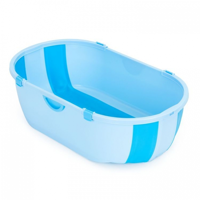 Cadita de baie cu dop de scurgere Ecotoys HA-B46 - Albastru [1]