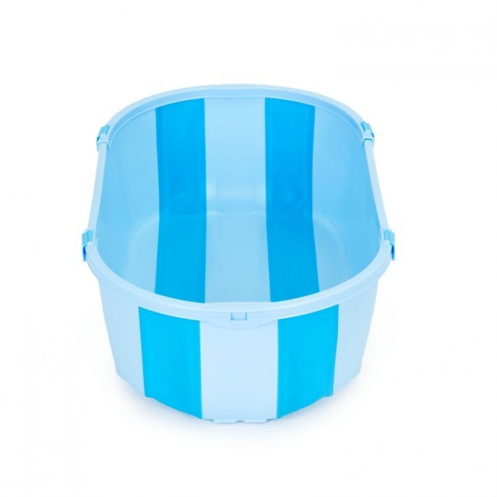 Cadita de baie cu dop de scurgere Ecotoys HA-B46 - Albastru [2]