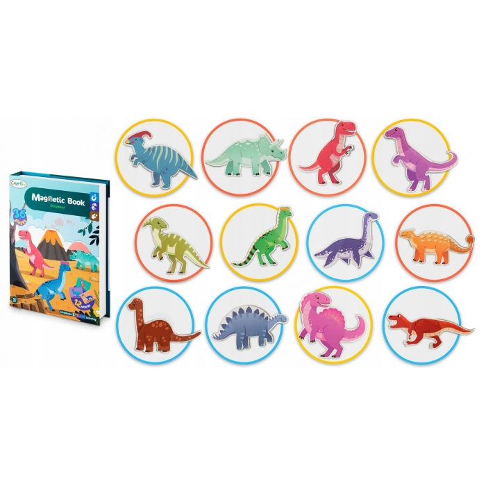 Carte magnetica tip puzzle Lumea Dinozaurilor Ricokids RK-770 [2]