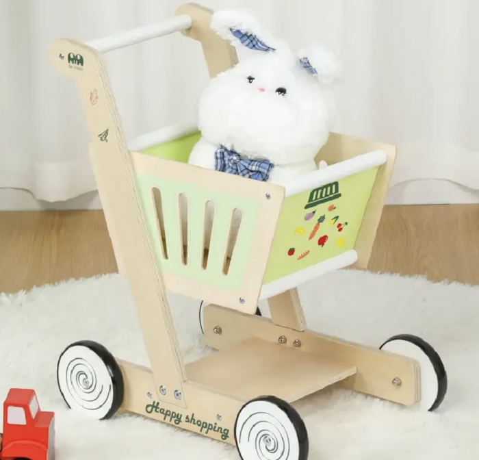 Carucior de Jucarie din Lemn Pentru Copii [2]