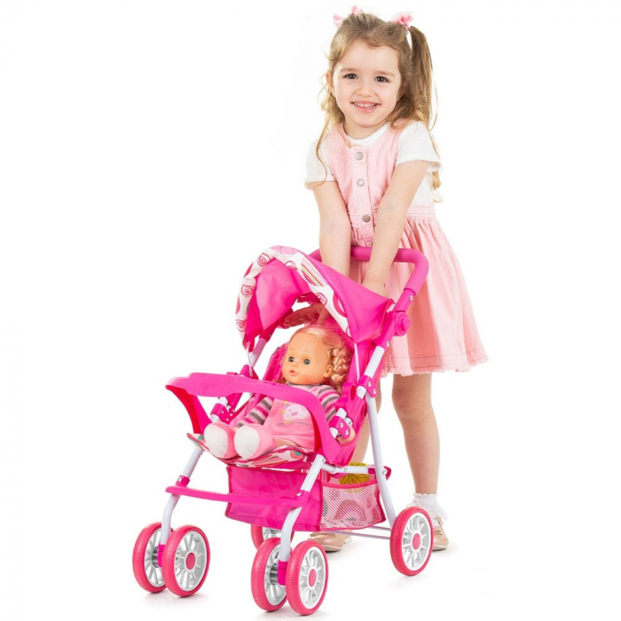 Carucior pentru papusi Chipolino Dolly multicolor [5]