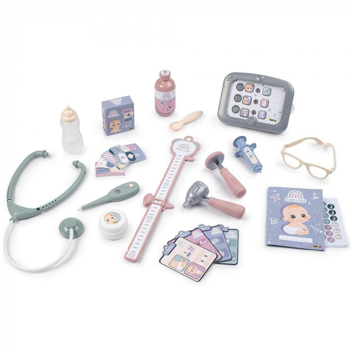 Centru de ingrijire pentru papusi Smoby Baby Care Center albastru cu accesorii [3]
