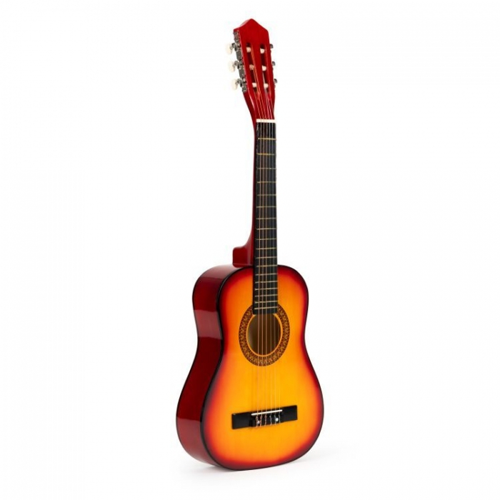 Chitara din lemn cu 6 corzi pentru copii, 86 cm, Ecotoys HX18026-34N [2]