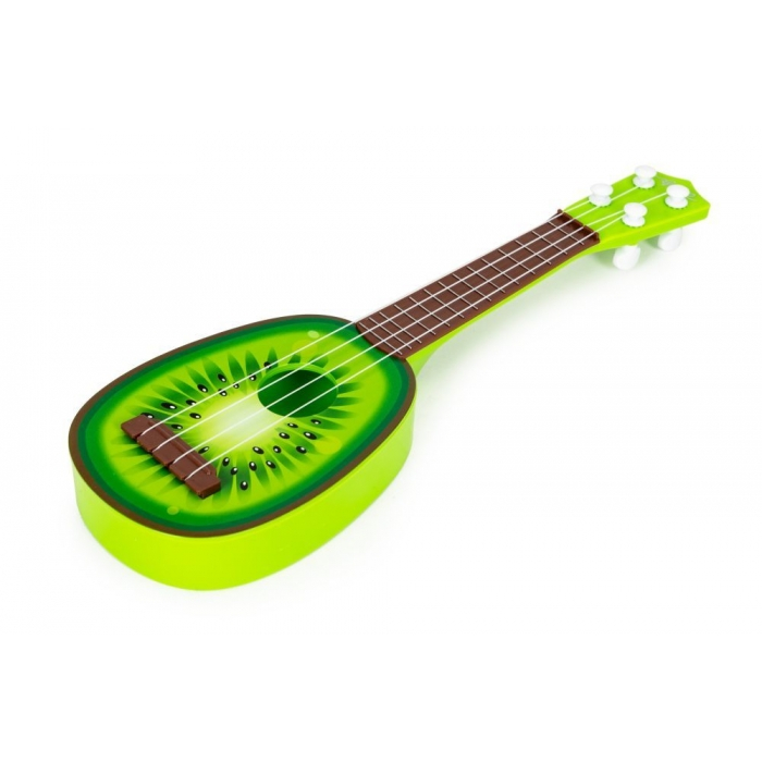 Chitara ukulele pentru copii cu 4 corzi Ecotoys MJ030 - Kiwi [4]