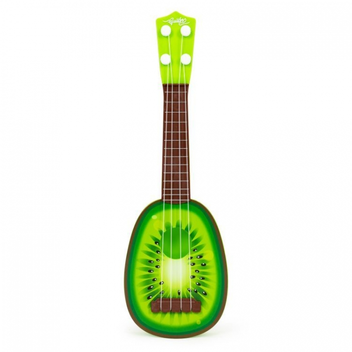 Chitara ukulele pentru copii cu 4 corzi Ecotoys MJ030 - Kiwi [3]
