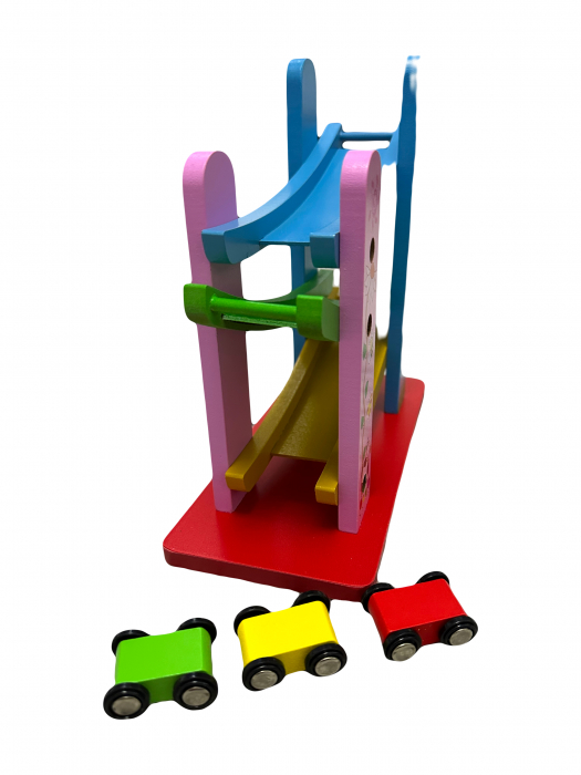 Circuit cu 3 piste si 3 masinute colorate [3]