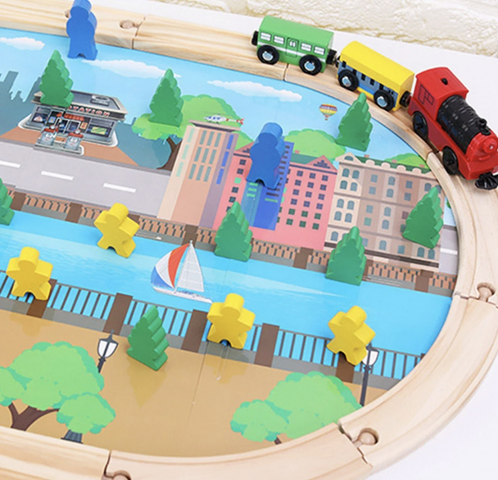 Circuit cu trenulet magnetic Electric train track [3]