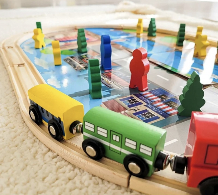 Circuit cu trenulet magnetic Electric train track [4]