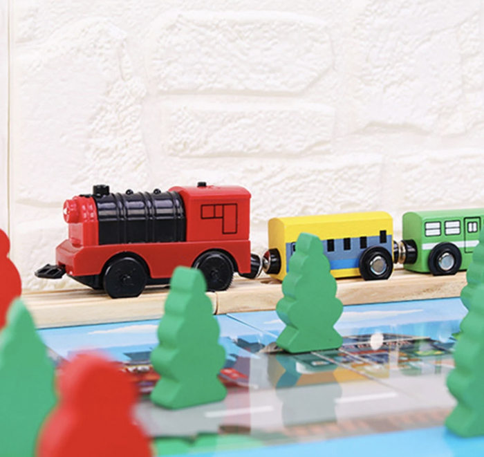 Circuit cu trenulet magnetic Electric train track [2]