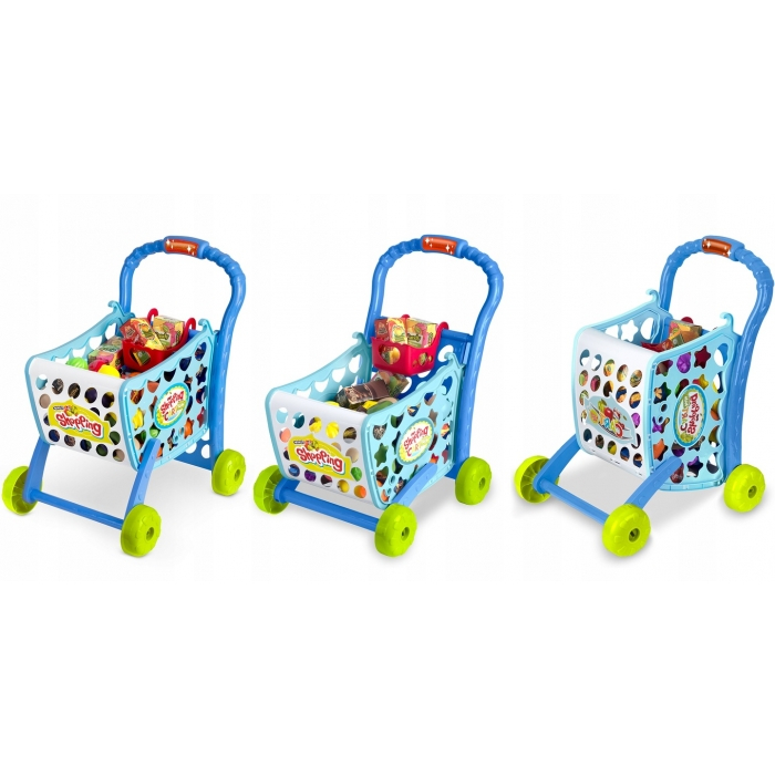 Cos de cumparaturi cu accesorii incluse Ricokids 773400 - Albastru [2]