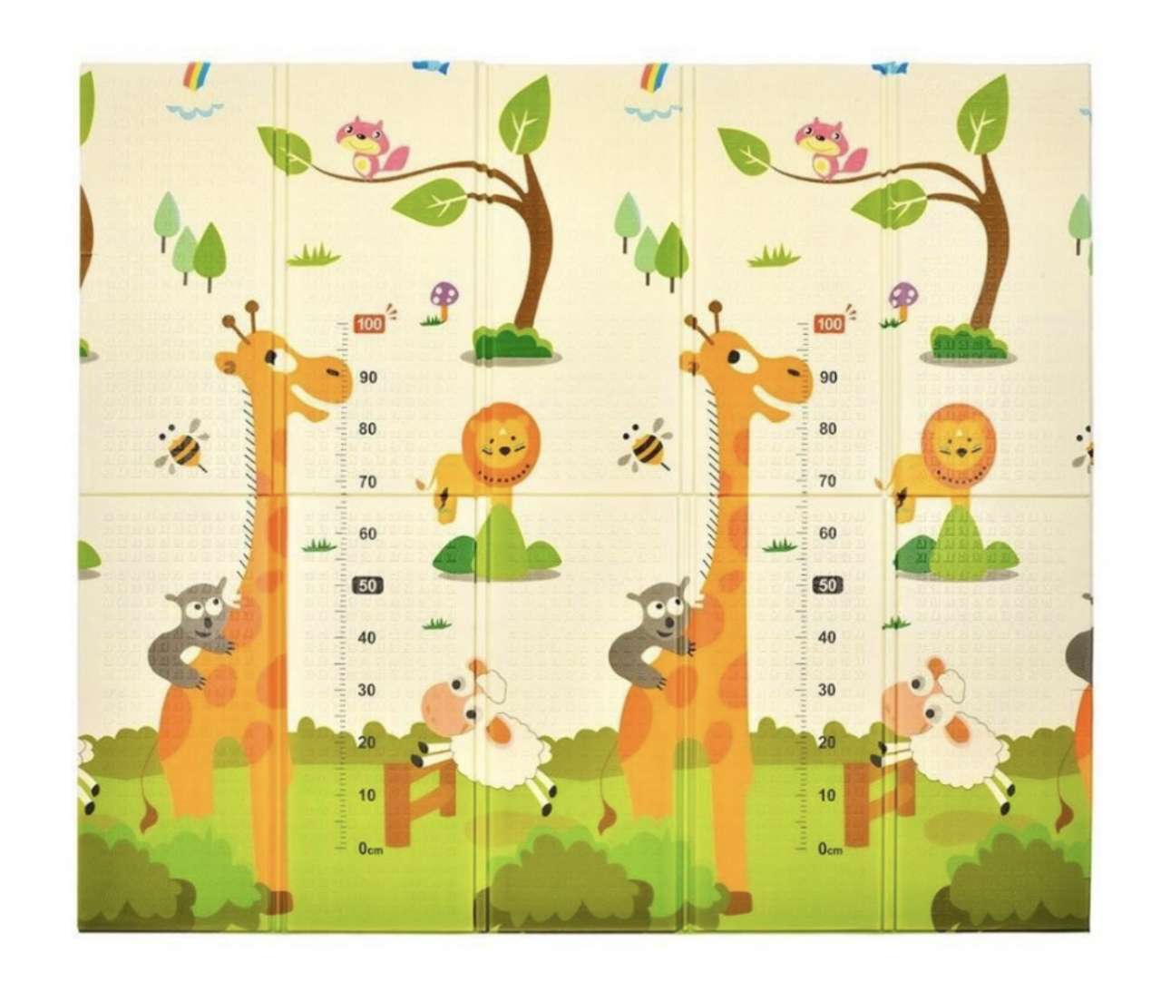 Covor de joaca din spuma termoizolant cu doua fete 200 x 180 cm, pliabil [6]