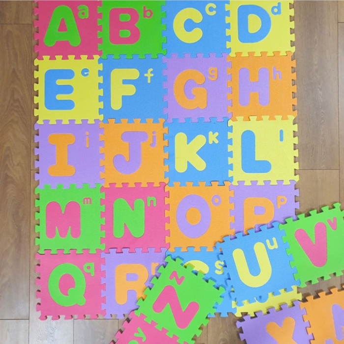 Covor puzzle termic si educativ cu literele alfabetului 26 piese A-Z [3]