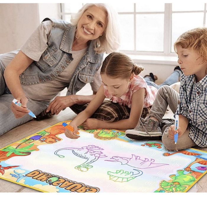 Covoras cu dinozauri Set educativ desen Marker cu apa [3]