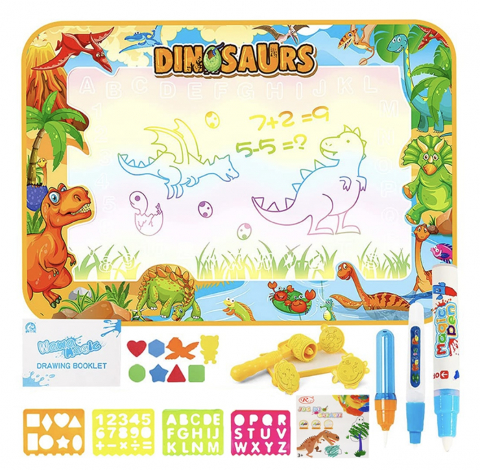 Covoras cu dinozauri Set educativ desen Marker cu apa [4]