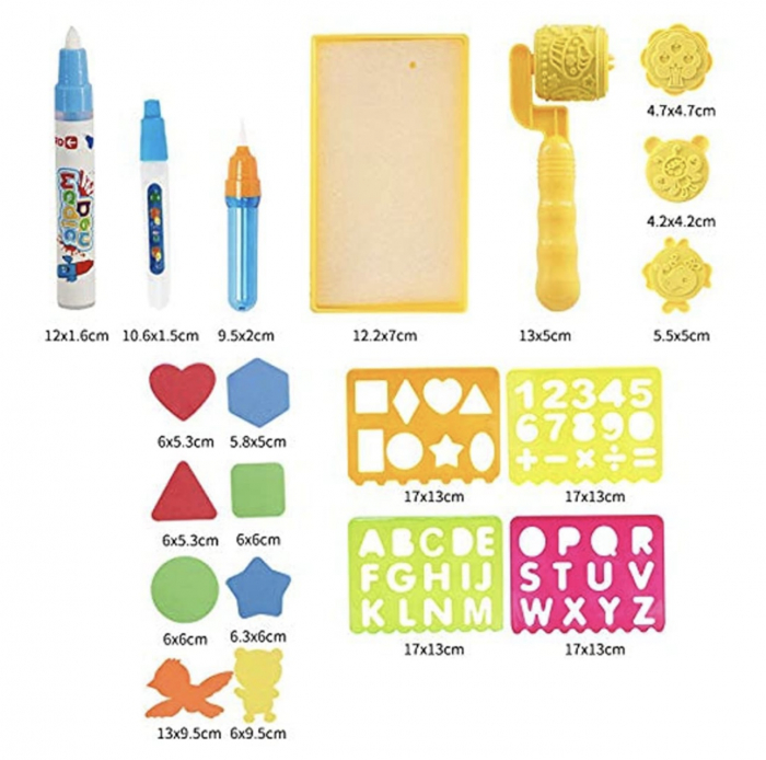 Covoras cu dinozauri Set educativ desen Marker cu apa [5]