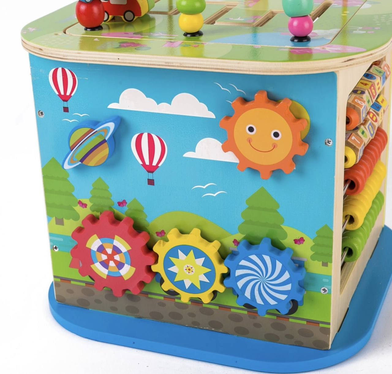 Cub multifunctional din lemn, 46.5 cm, Cutia Comorilor [4]