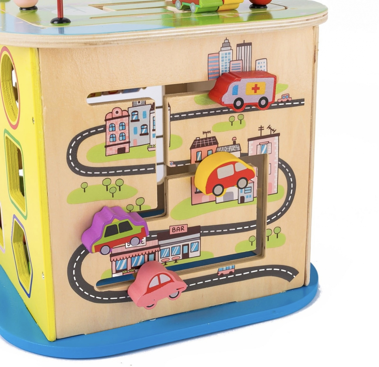 Cub multifunctional din lemn, 46.5 cm, Cutia Comorilor [5]