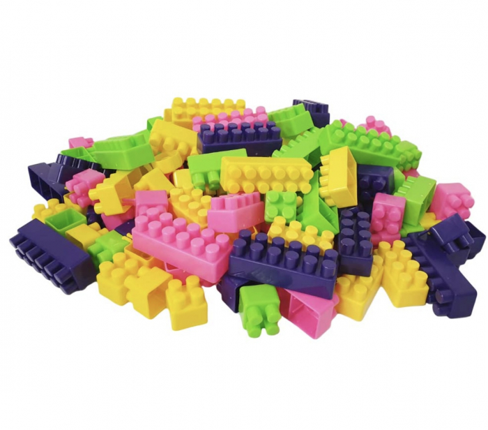 Cuburi de construit Set 200 piese colorate [3]