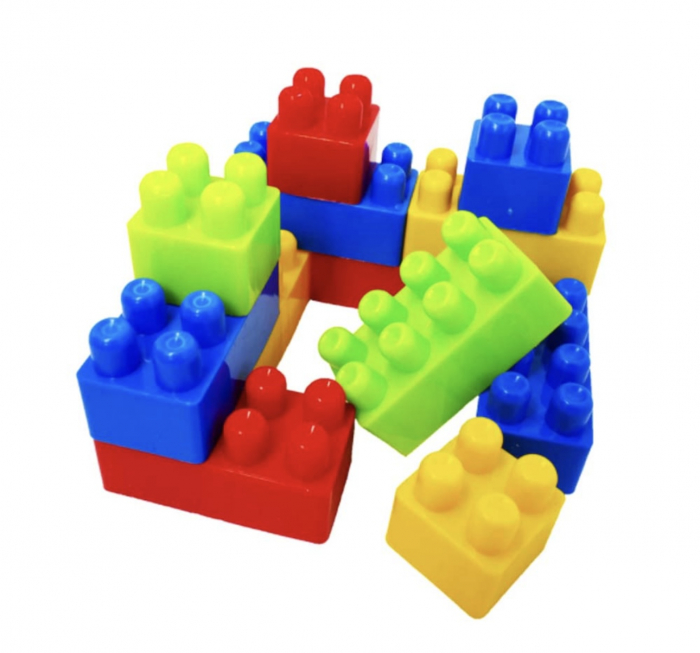 Cuburi de construit Set 200 piese colorate [4]