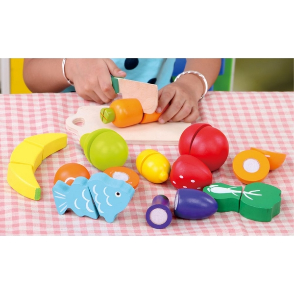 Fructe si legume din lemn ECOTOYS HM015202 [2]