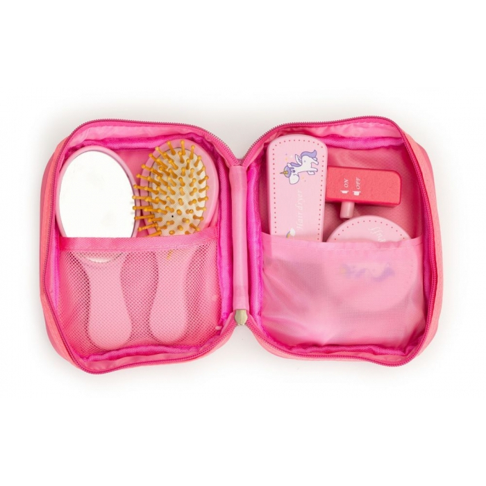 Gentuta de make-up cu 6 elemente din lemn Ecotoys PH10C001 [5]