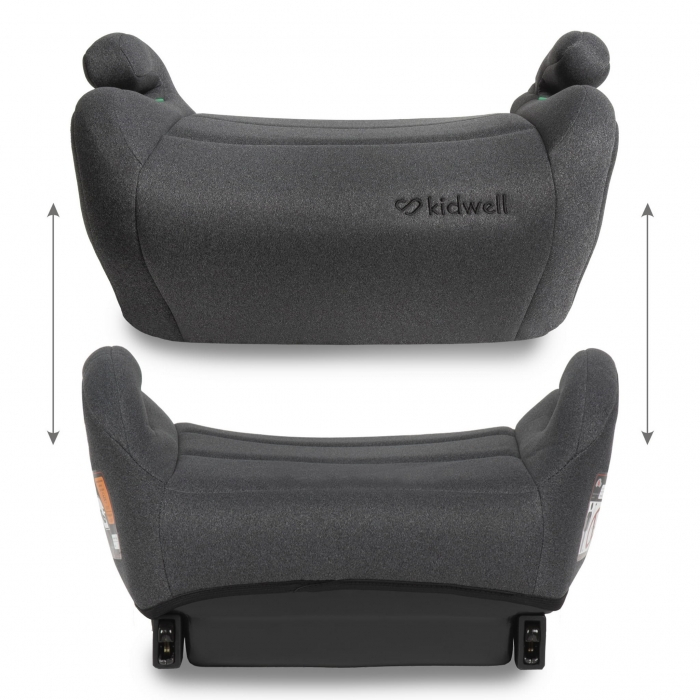 Inaltator auto 125-150 cm cu ISOFIX Kidwell Ovan - Gray [2]