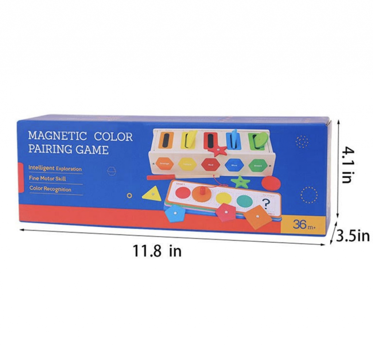 Joc Educațional Montessori - Clasificare după Forme și Culori [3]