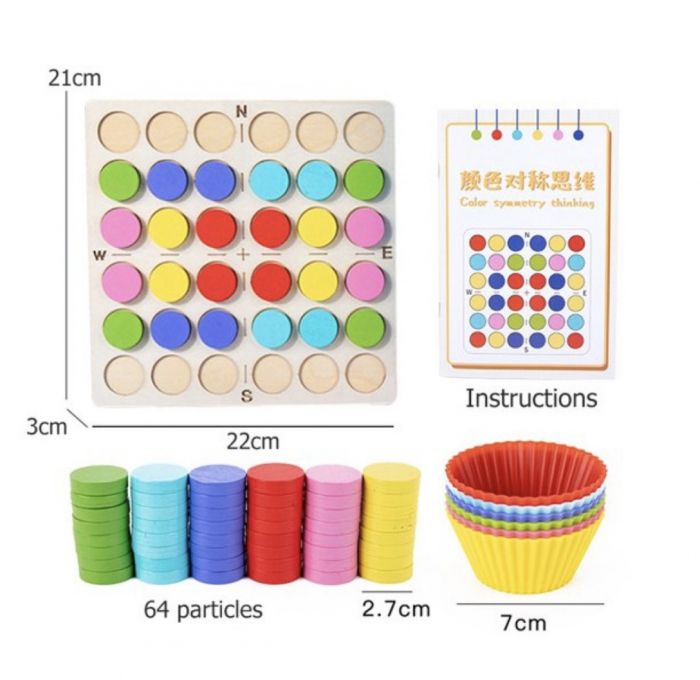 Joc de tip Montessori – Sudoku si Simetria Culorilor [3]