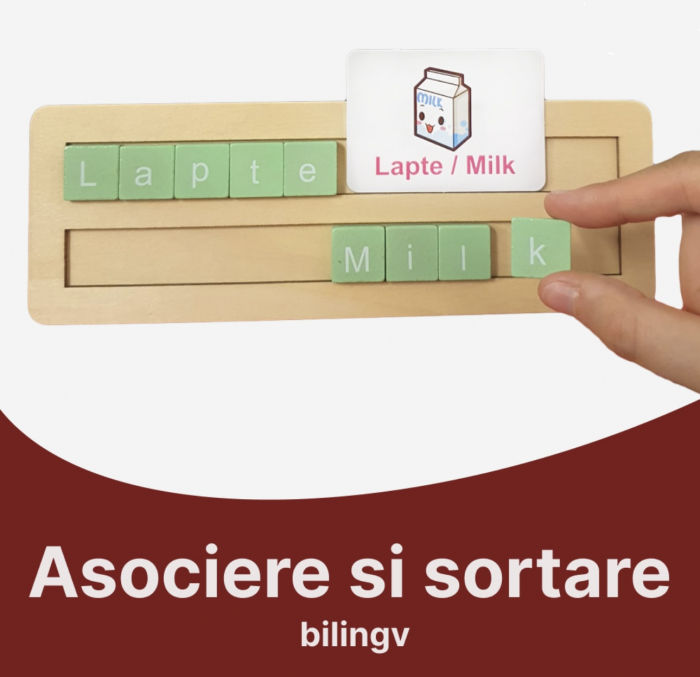 Joc educativ din lemn Ajutor de invatat alfanumeric [5]