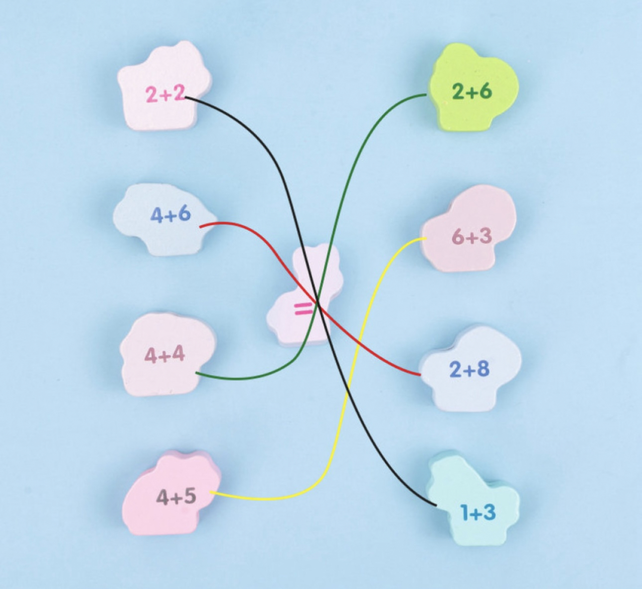 Joc Montessori 2 in 1 Pomul, snuruit si insirat, 3 ani [5]