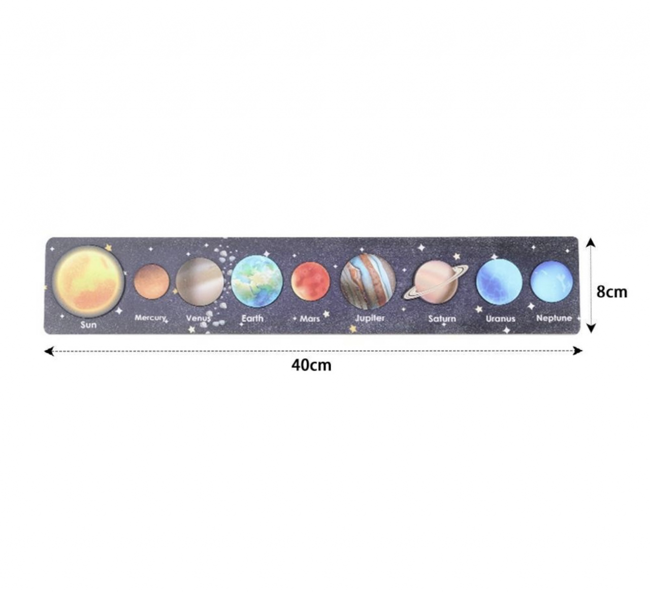 Joc Montessori de tip puzzle incastru – Sistemul Solar [4]