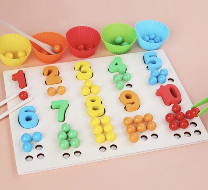 Joc Montessori multifunctional-Numaratoare cu bile [8]