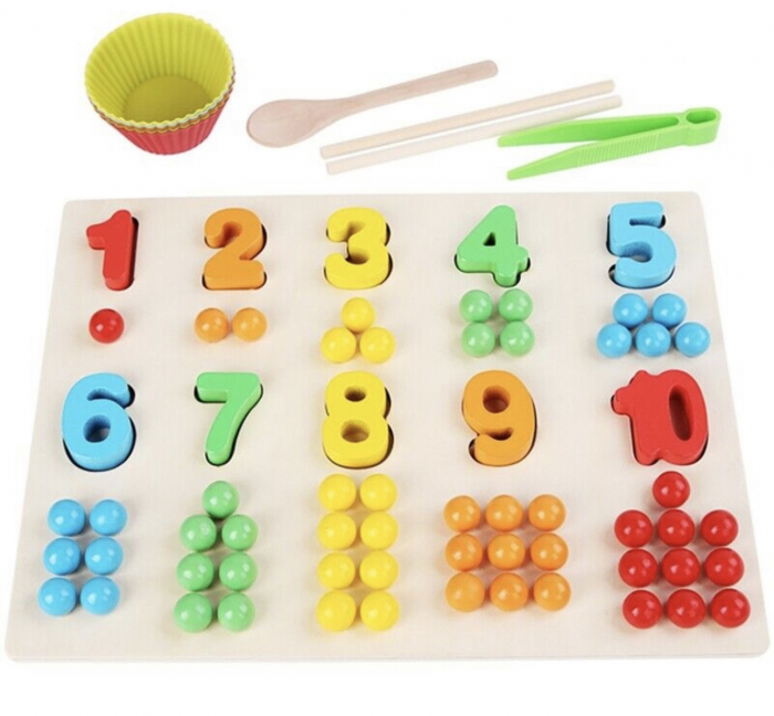 Joc Montessori multifunctional-Numaratoare cu bile [3]