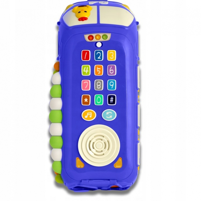 Jucarie educativa in forma de autobus cu sunete si cuburi Ricokids RK-741 - Albastru [6]