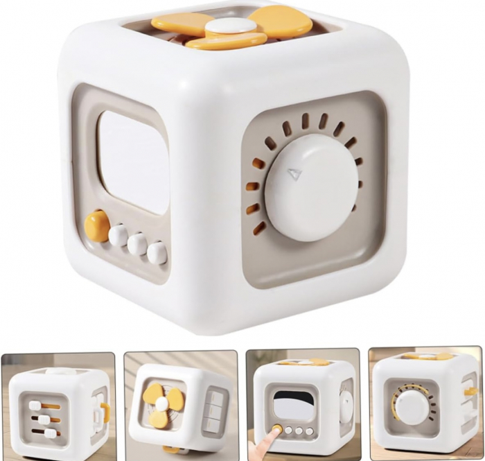 Jucarie interactiva bebelusi – Busy Cube,18 luni [5]