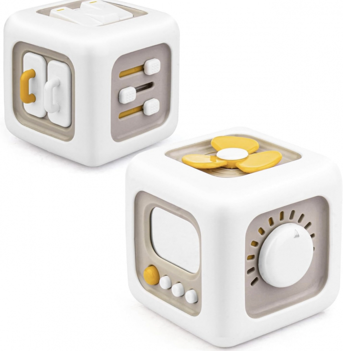 Jucarie interactiva bebelusi – Busy Cube,18 luni [4]