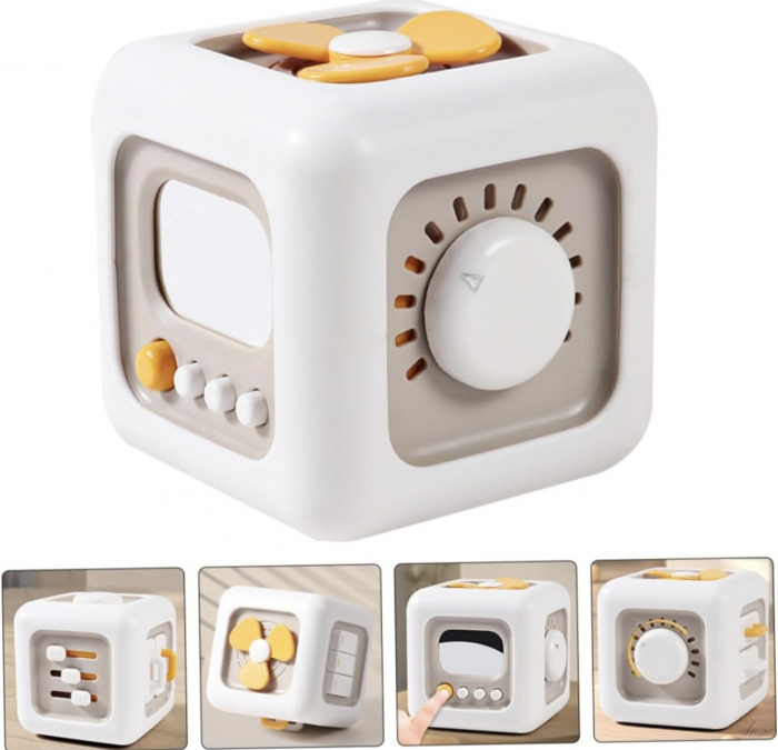 Jucarie interactiva bebelusi – Busy Cube,18 luni [2]