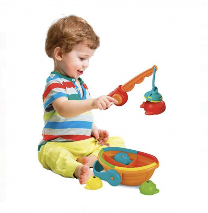 Jucarie interactiva bebelusi, joc magnetic de pescuit, 12 luni+ [3]