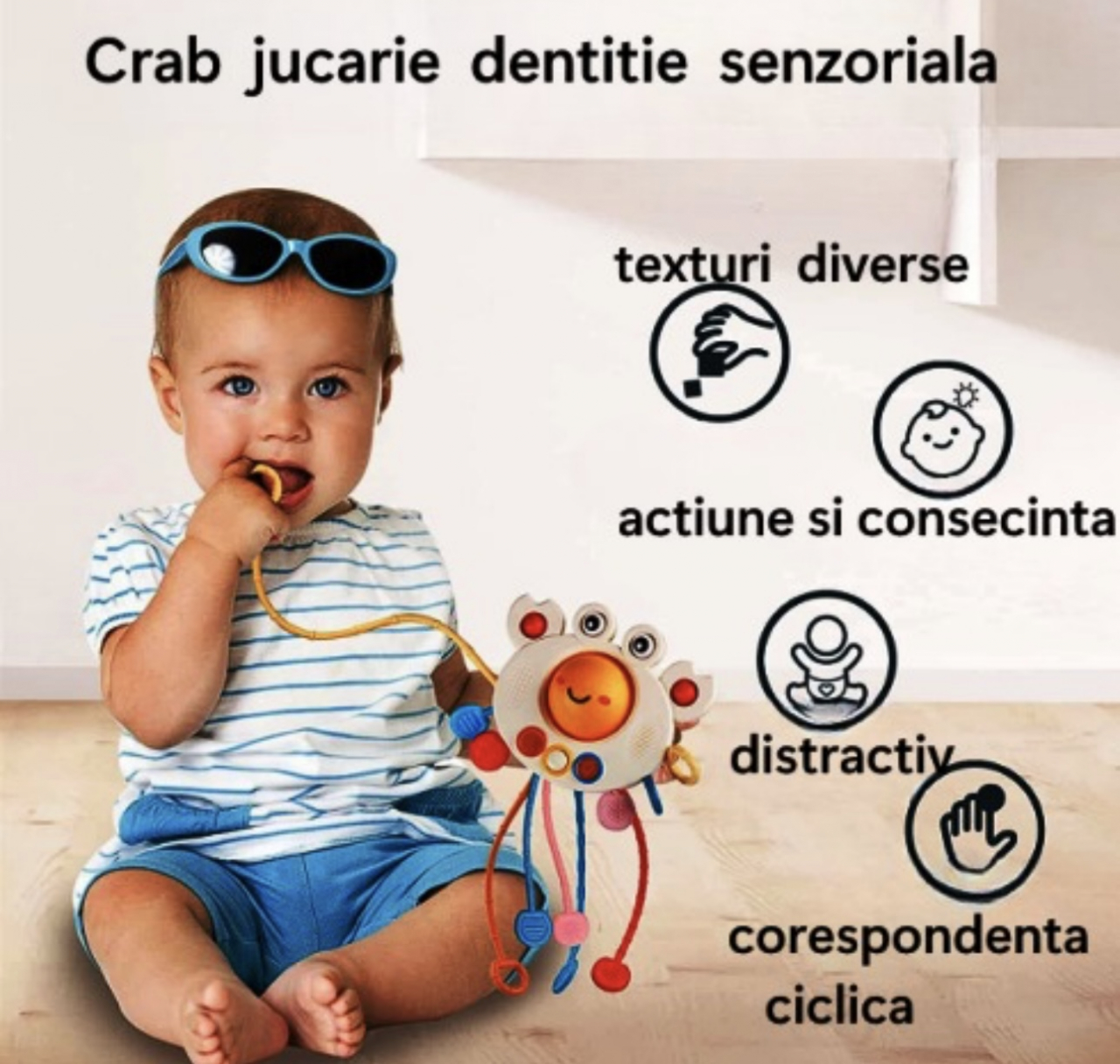 Jucarie Multifunctionala, de dentitie, 6 luni+ [3]