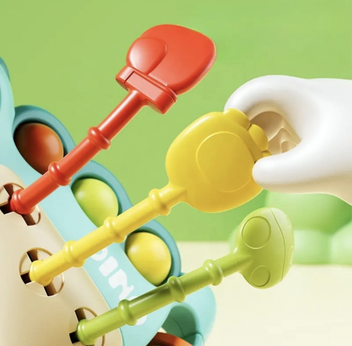 Jucarie senzoriala de dentitie bebelusi Dino Baby [2]