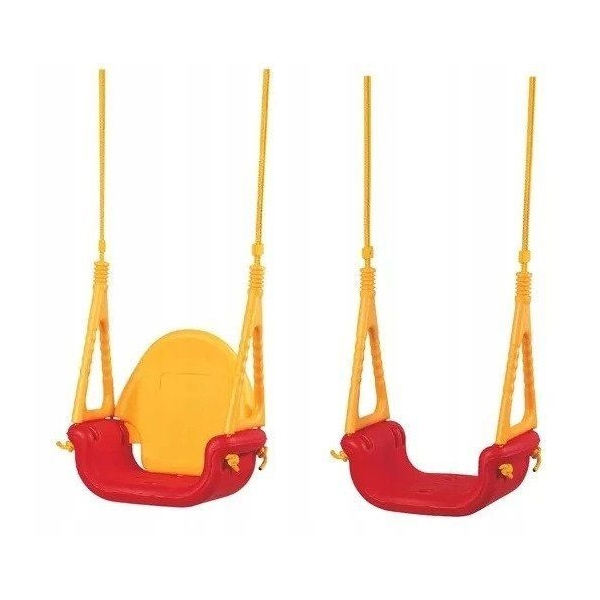 Leagan convertibil 3 în 1 Ecotoys SW-1421 - Rosu cu Galben [2]