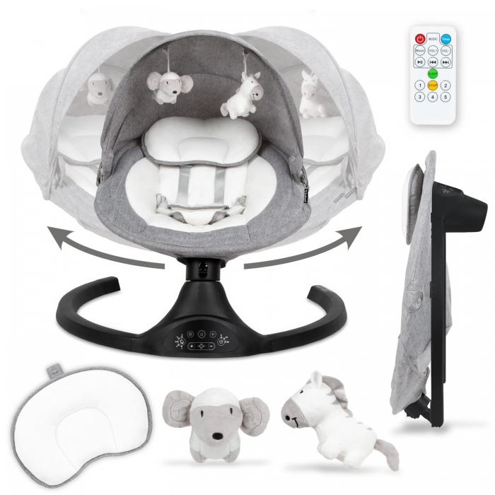Leagan electric 2 in 1 Kidwell Luxi - Black Dark Melange [11]