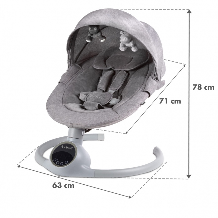 Leagan electric 2 in 1 Kidwell Reve - Gray Silver [12]
