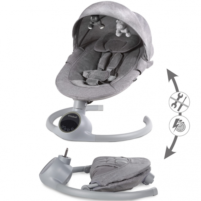 Leagan electric 2 in 1 Kidwell Reve - Gray Silver [8]