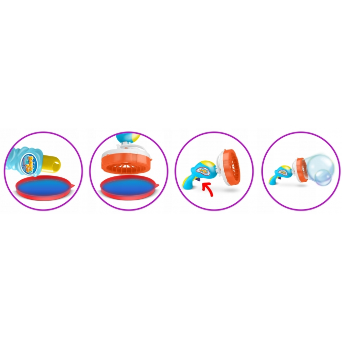 Masinarie pentru balonase din sapun in forma de pistol Ricokids RK-911 [3]