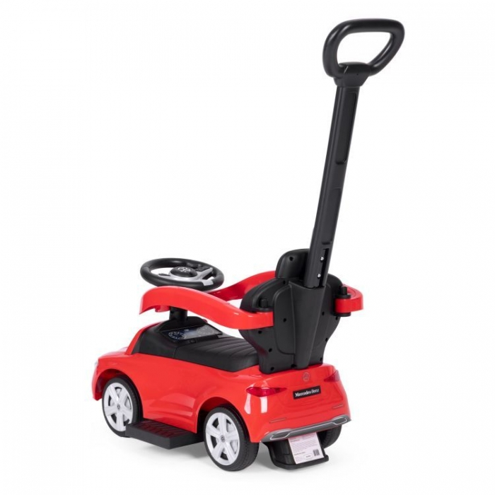 Masinuta de impins cu maner Mercedes C Class Ecotoys 668 - Rosu [6]