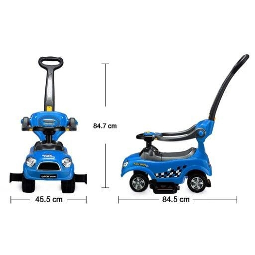 Masinuta de impins Ecotoys 321 Mini Cooper - Albastru [7]