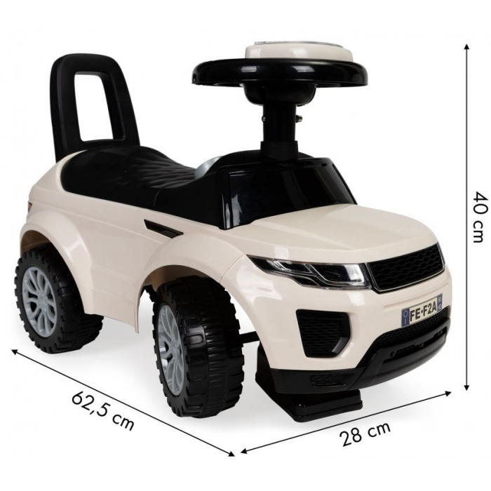 Masinuta de impins Ecotoys 613W - Alb [4]