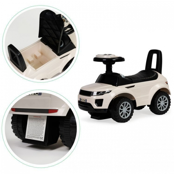 Masinuta de impins Ecotoys 613W - Alb [3]