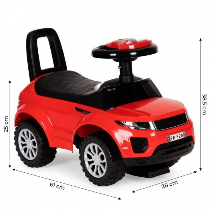 Masinuta de impins Ecotoys 613W - Rosu [7]